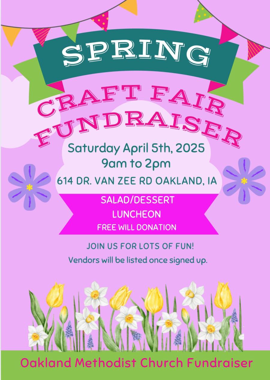 spring flowers pink craft fair