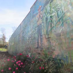 Mural at Nishna Heritage Museum and Garden by Zack Jones