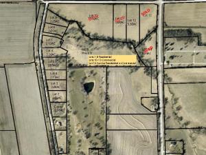 lots for sale; map; aerial